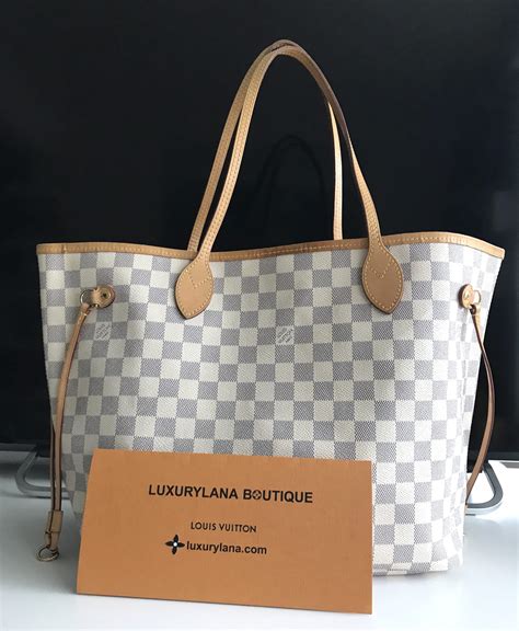 fake louis vuitton neverfull mm damier azur|louis vuitton neverfull braided strap.